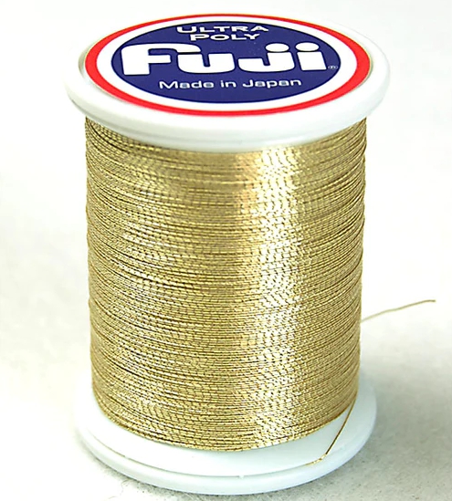 Нитки Fuji Metallic Thread 100M Size A (Pale GD-902)