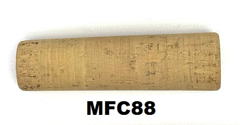 Элемент рукояти из пробки (MFC88 длина 88мм, отверстие 6мм, внешний диаметр 22мм-25мм)