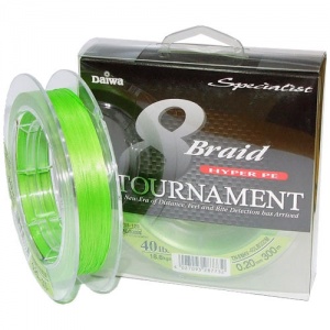 Плетеный шнур Daiwa Tournament 8xBraid Chartreuse 135м