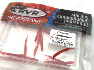 Силиконовые приманки RVR FLAT LEECH 1.2'' 30мм уп. 16 шт.