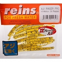 Силиконовые приманки Reins Aji Ringer 1.5" (#429 Motor Oil Pepper)