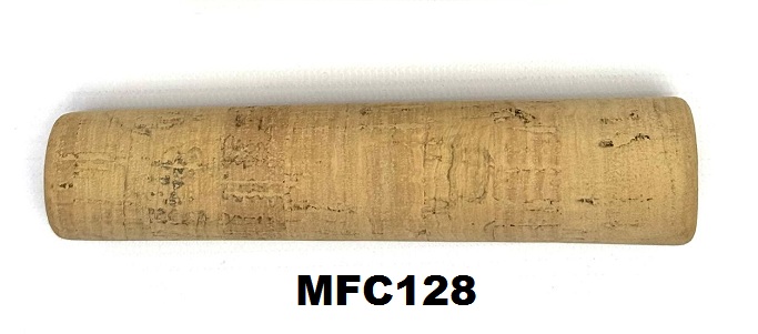 Элемент рукояти из пробки (MFC128 длина 128мм, отверстие 10мм, внешний диаметр 25мм-28мм)