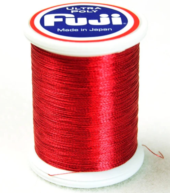 Нитки Fuji Metallic Thread 100M Size A (Red-909)