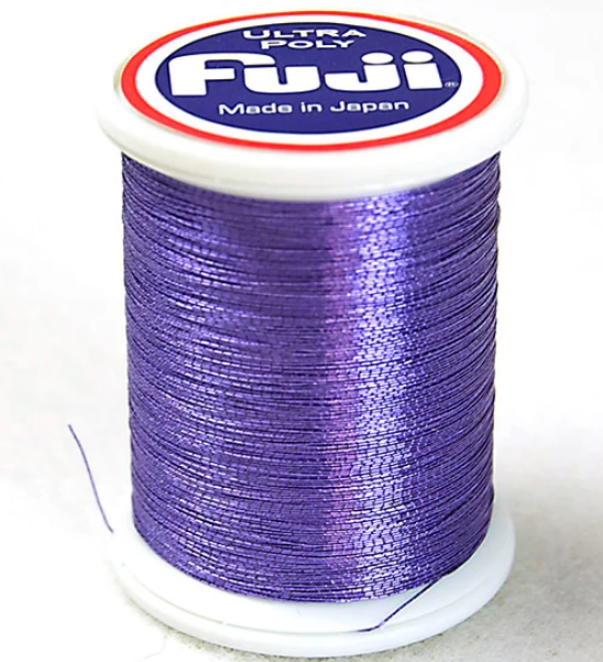 Нитки Fuji Metallic Thread 100M Size A (Purple-906)