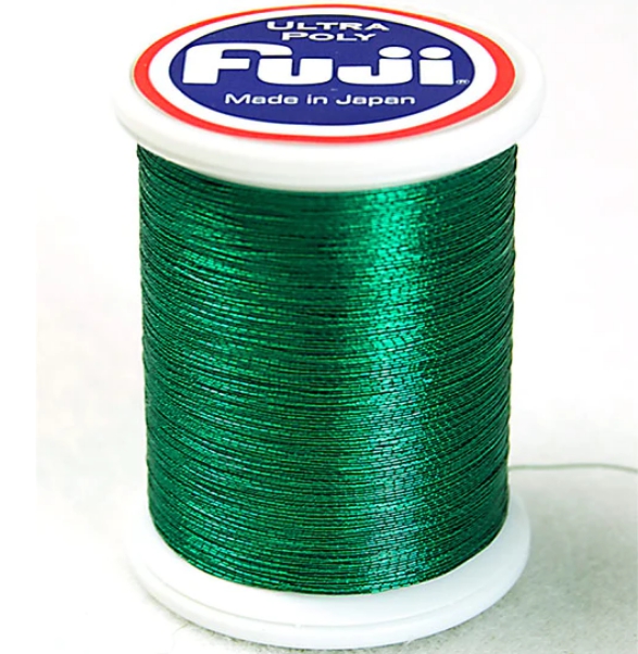 Нитки Fuji Metallic Thread 100M Size A (Green-904)