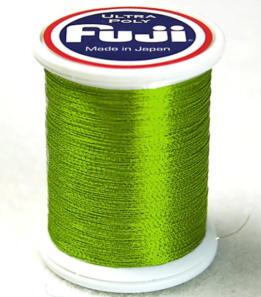 Нитки Fuji Metallic Thread 100M Size A (Lime-914)