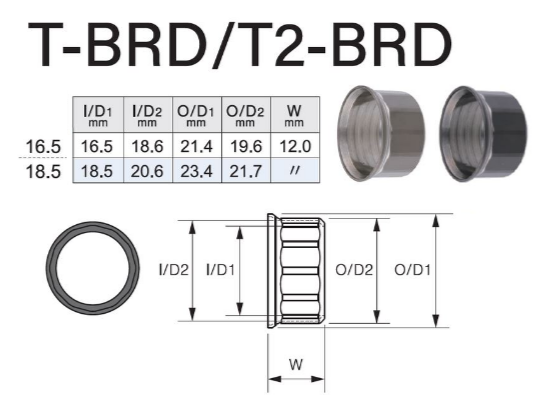 Форгрип из титана T2-BRD для катушкодержателя FUJI TCP
