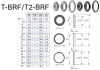 Декоративное кольцо из титана FUJI T-BRF 15