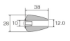 But cap FUJI E-TGPRR38-28P